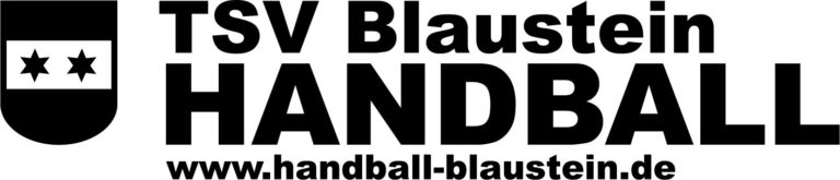 LO TSV Blaustein Handball mit Unterzeile Web schwarz